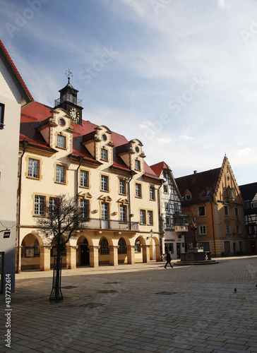 Streets in Sigmaringen town  Germany