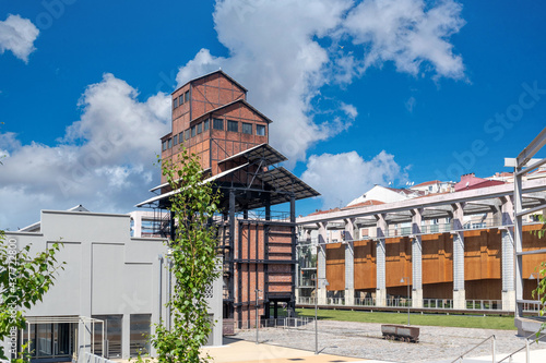 Принти на полотні historical ottoman gas house buildings Hasanpasa, Kadikoy