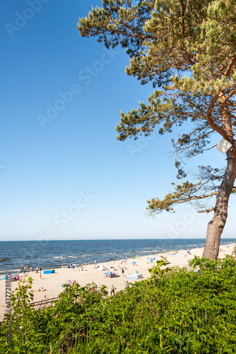 Obraz na płótnie Bałtycka plaża w salonie
