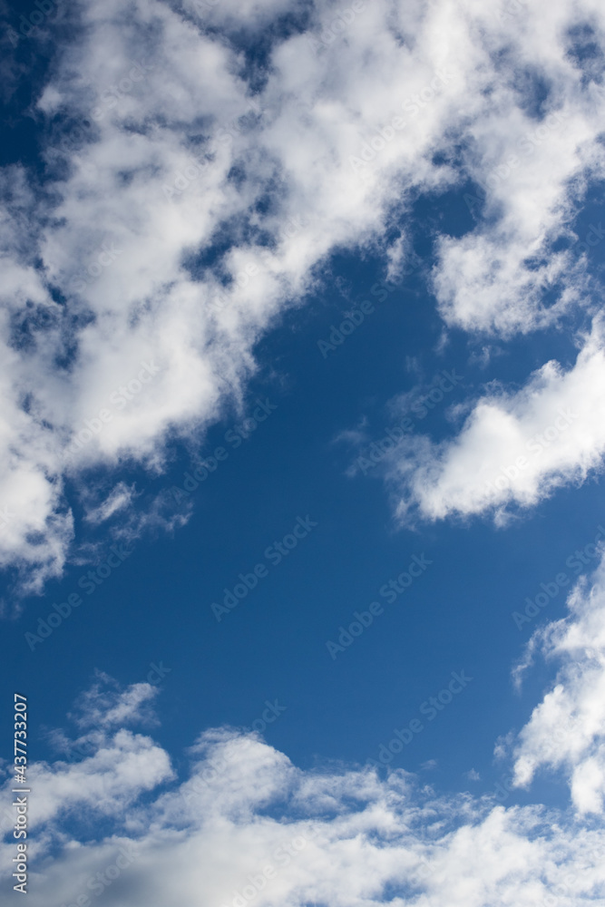 Colorful cloud sky