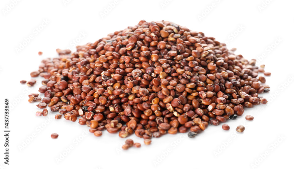 Healthy quinoa on white background Healthy quinoa on white background