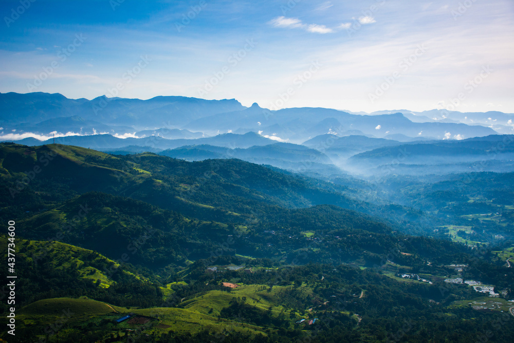 View from James Tayler's Seat, The Loolkandura estate was the first tea plantation estate in Sri Lanka situated in Kandy District. View from James Tayler's Seat, The Loolkandura estate was the first tea plantation estate in Sri Lanka situated in Kandy District.