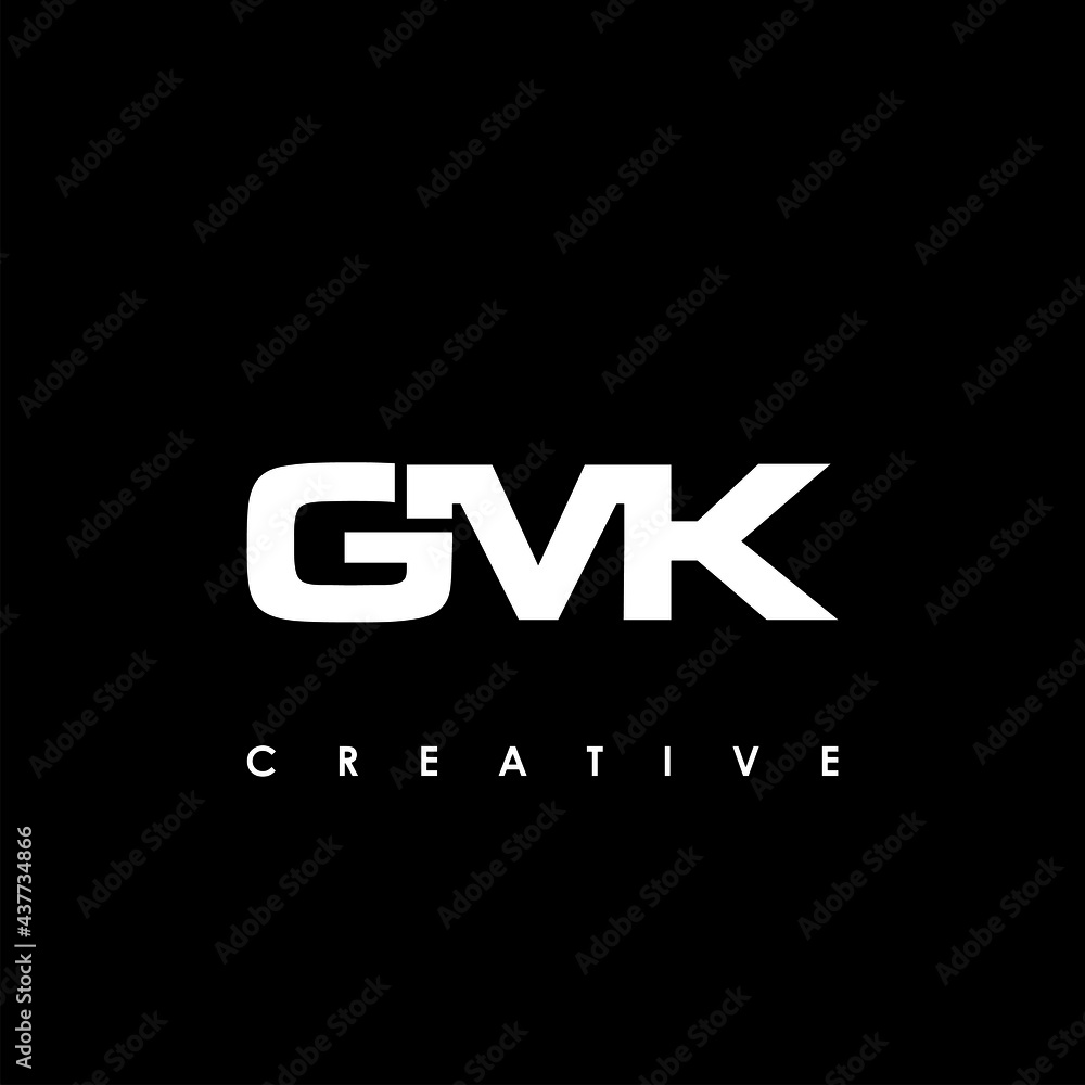 GMK Letter Initial Logo Design Template Vector Illustration