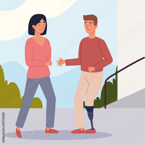 couple with disabilities