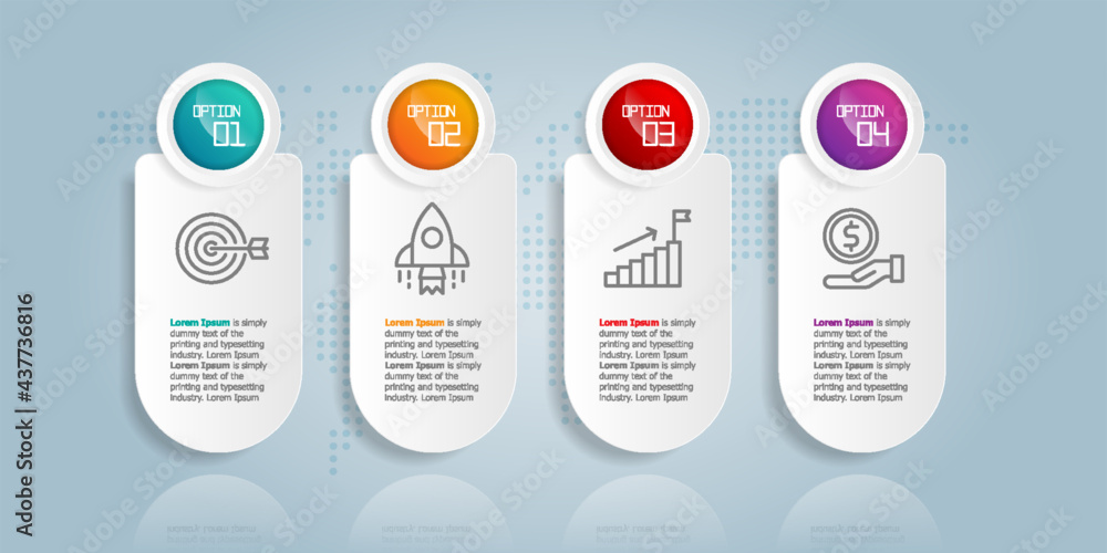 abstract tab bar horizontal infographics presentation abstract tab bar horizontal infographics presentation