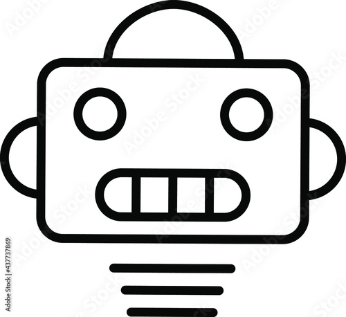 rpa line vector icon