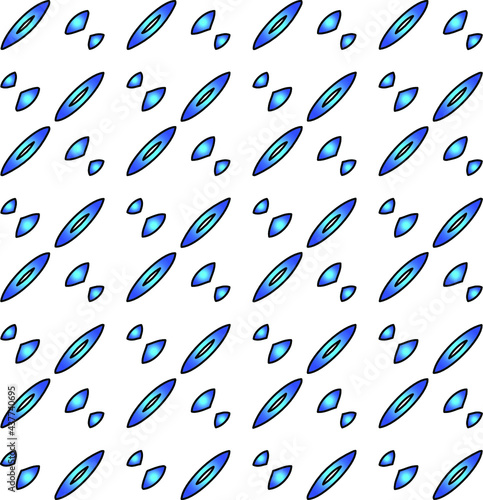 Geometric vector pattern with azure and blue gradient. simple ornament for wallpapers and backgrounds.