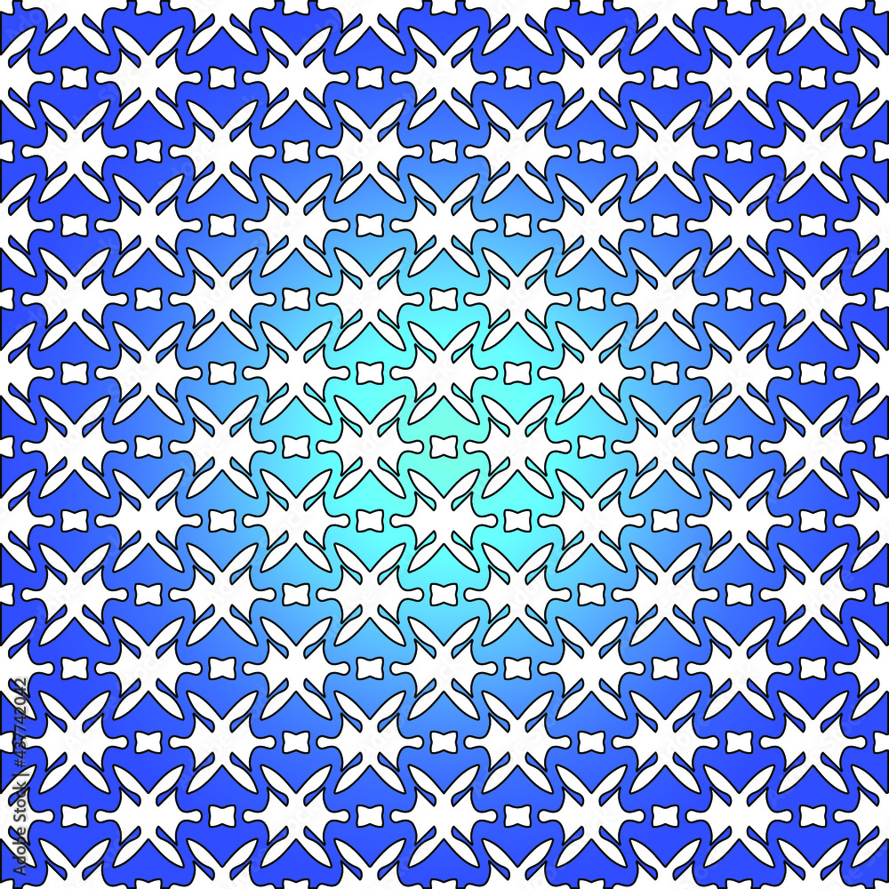Geometric vector pattern with azure and blue gradient. simple ornament for wallpapers and backgrounds. Geometric vector pattern with azure and blue gradient. simple ornament for wallpapers and backgrounds.