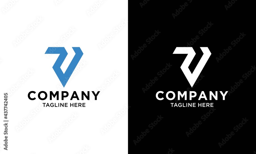 letter rv triangle logo design for company, elements and concepts. letter rv triangle logo design for company, elements and concepts.