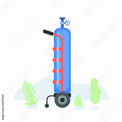 gas cylinder LPG tank petroleum gas container fuel fire oxygen cylinder medical cylinder 