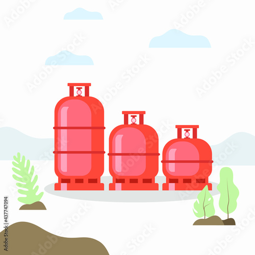 gas cylinder LPG tank petroleum gas container fuel fire oxygen cylinder medical cylinder 