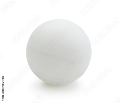 Table tennis ball isolated.