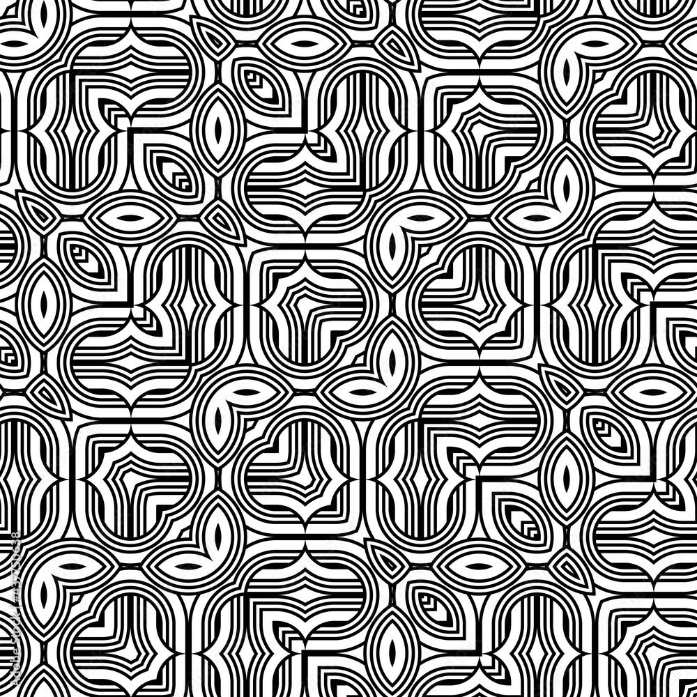 Fototapeta premium Design seamless decorative pattern