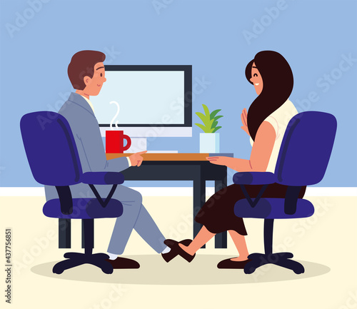 job interview meeting