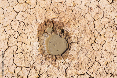 Mud volcanoes in Gobustan, Azerbaijan