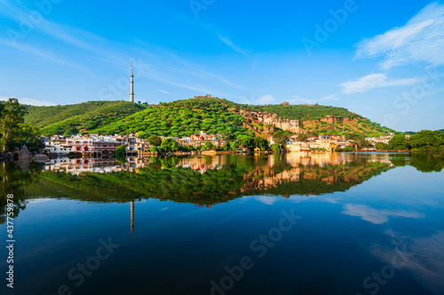 Bundi town panoramic view, India photo