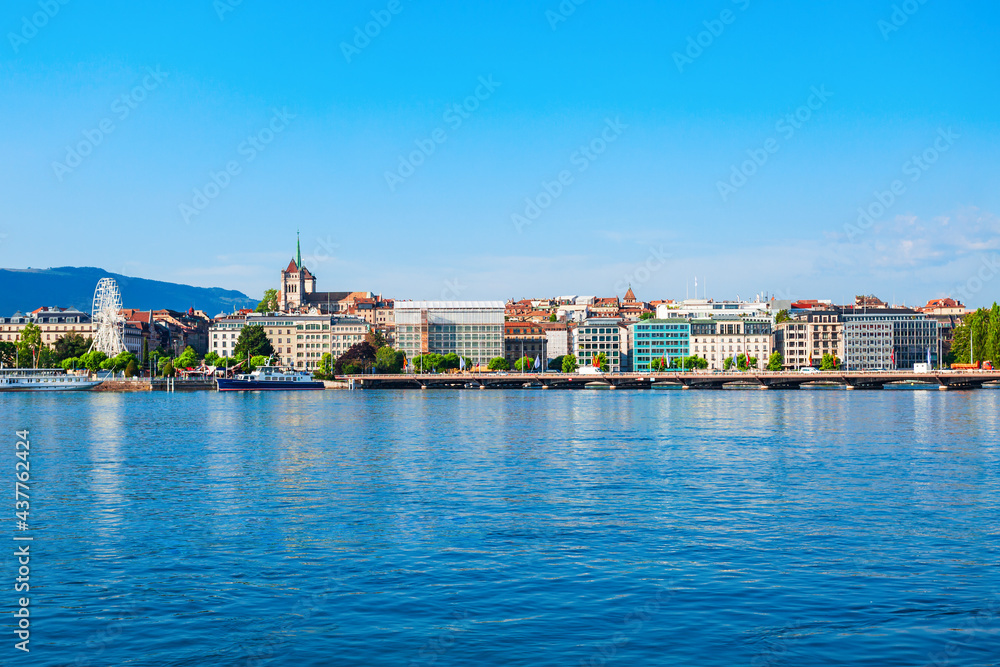Geneva panoramic view in Switzerland