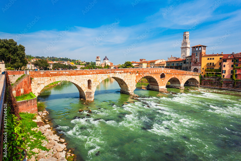 Ponte Pietra bridge in Verona