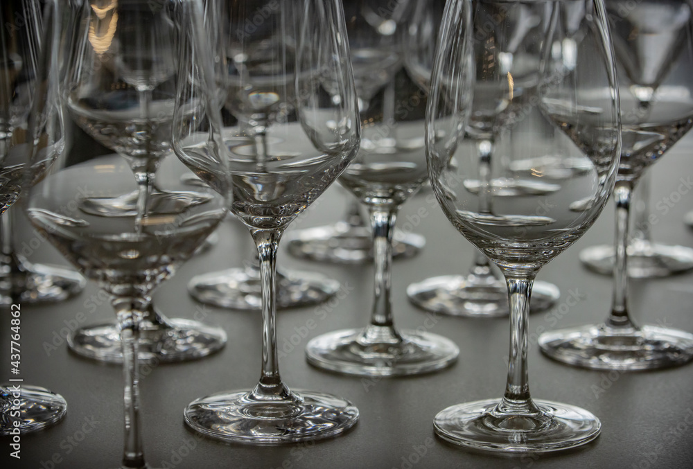 glasses on the table glasses on the table