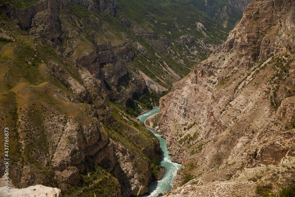 Sulak canyon - the pearl of Dagestan, Russia