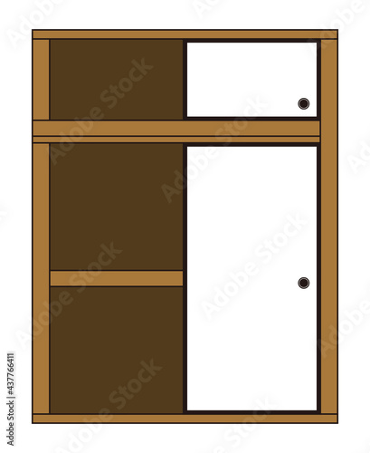 和室の押し入れ