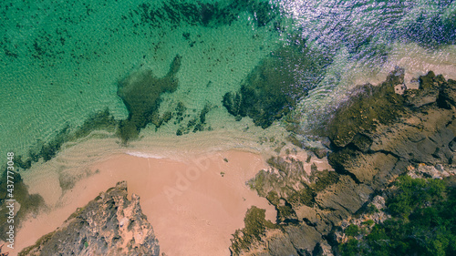 Plakat Drone's beach view