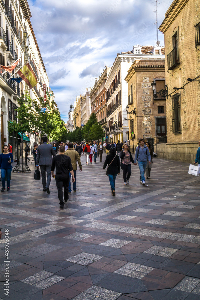 Calle De Arenal Madrid Spain October 2015