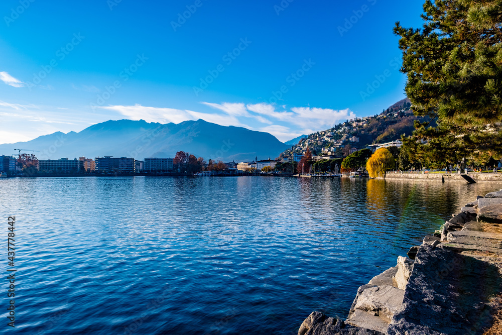 Lake and mountains - Locarno, Switzerland