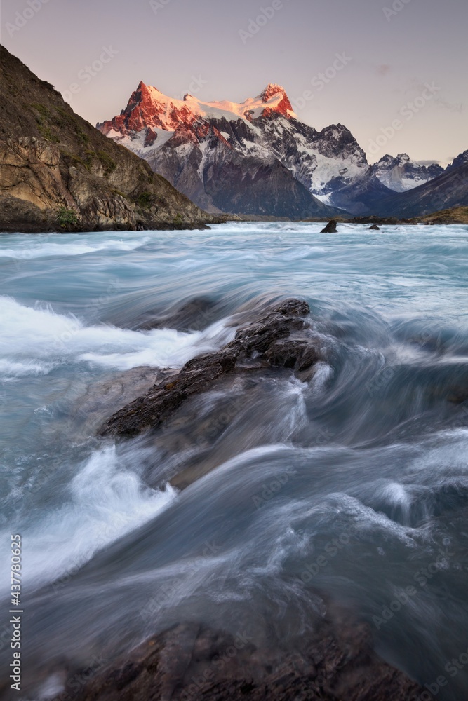Amazing natural wonders of Patagonia, Chile, Argentina. Fitz Roy, Torres del paine, Cerro Torres.