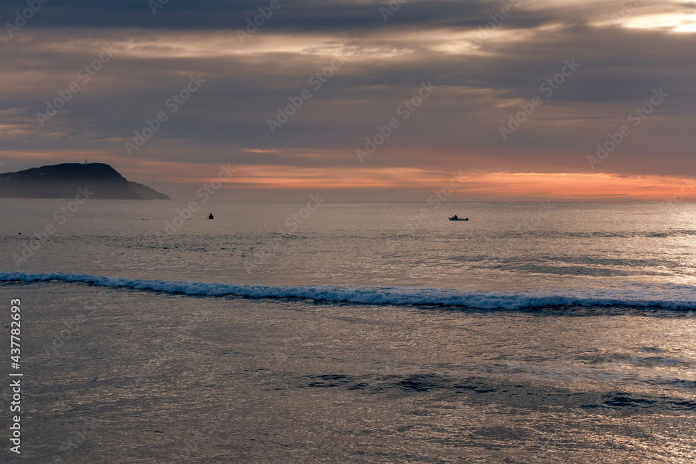 Photograph of sunset at Terrigal Beach on the Central Coast in Australia