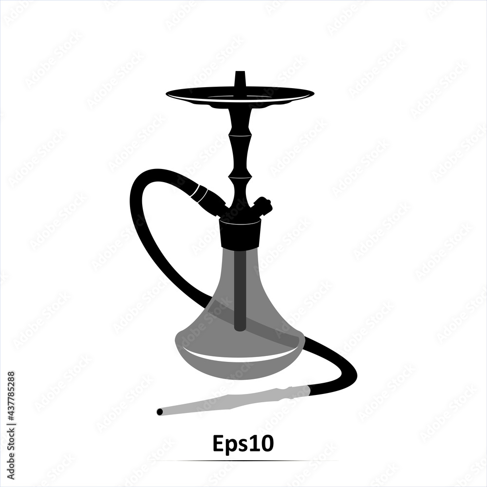 Hookah, Shisha icon. Vector illustration. Eps10 Hookah, Shisha icon. Vector illustration. Eps10
