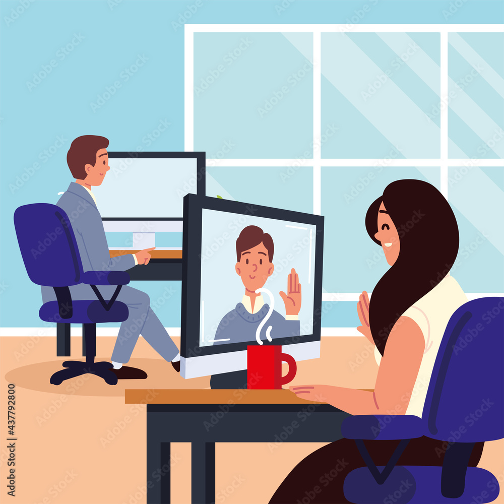 job interview people job interview people