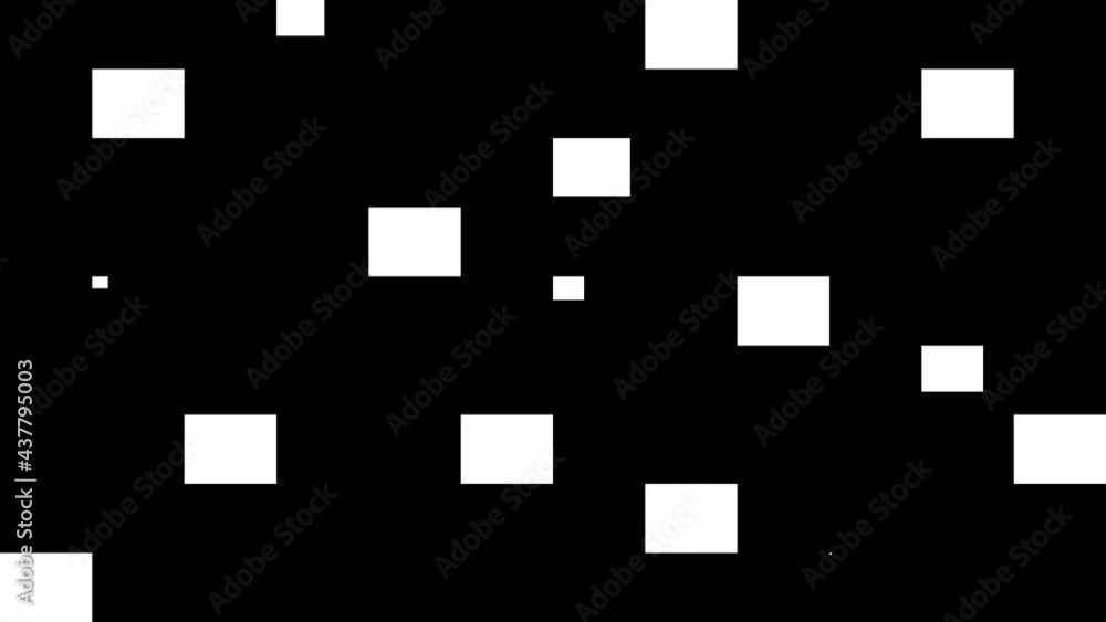 Transition Masks with alpha channel, White digital cells Pattern. Chaotic appearance animation. Transition Masks with alpha channel, White digital cells Pattern. Chaotic appearance animation.