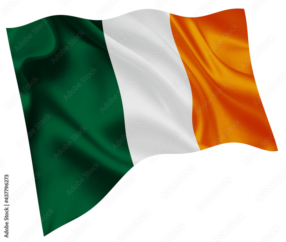 Fototapeta premium アイルランド 国旗 世界 アイコン