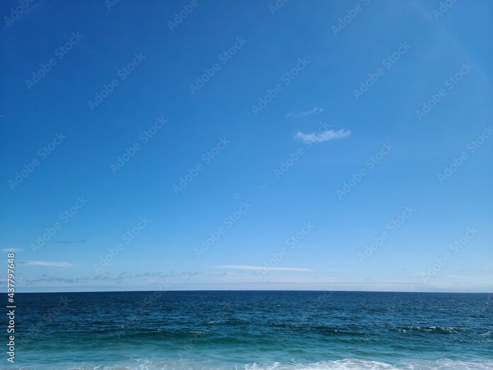 Blue sea and sky