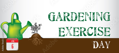 Card Gardening Exercise Day
