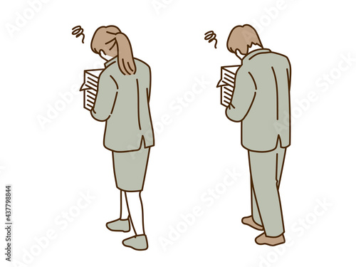 仕事で落ち込む社会人