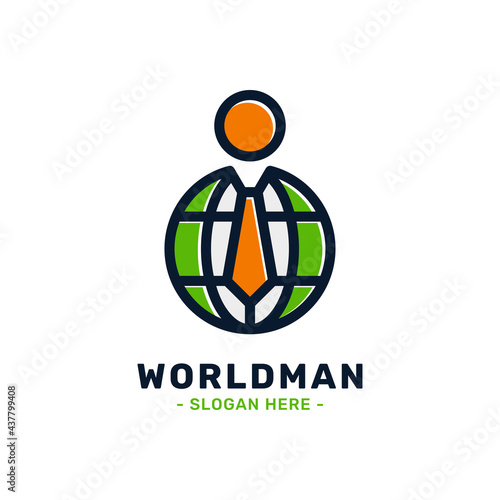 Business World Logo Template Design