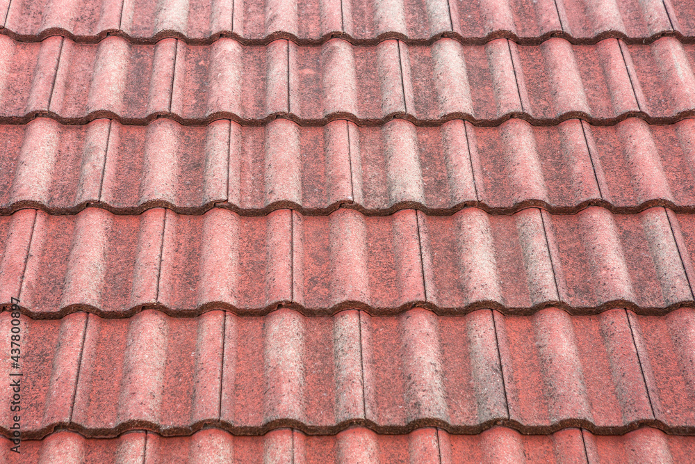 Fototapeta premium Pattern of old Concrete roof texture background