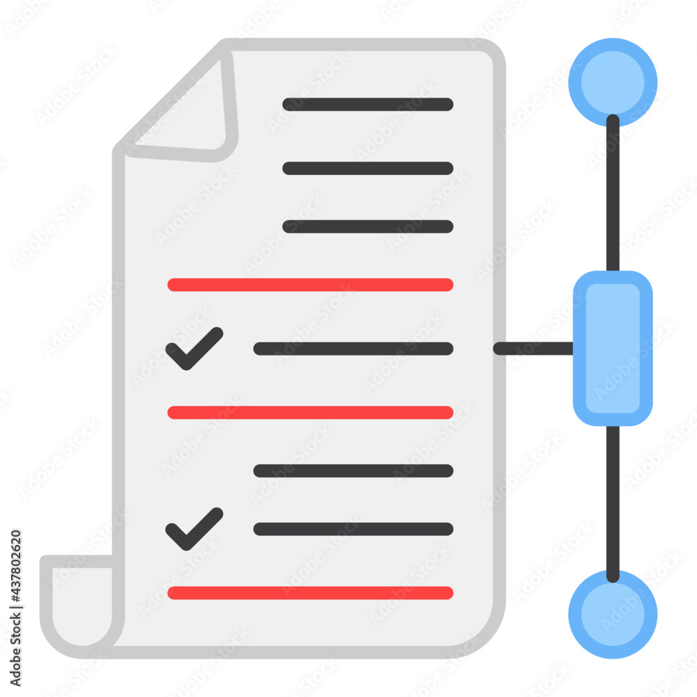 A flat design, icon of network file A flat design, icon of network file