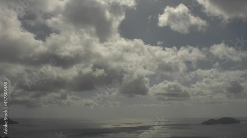 加計呂麻島の空と海