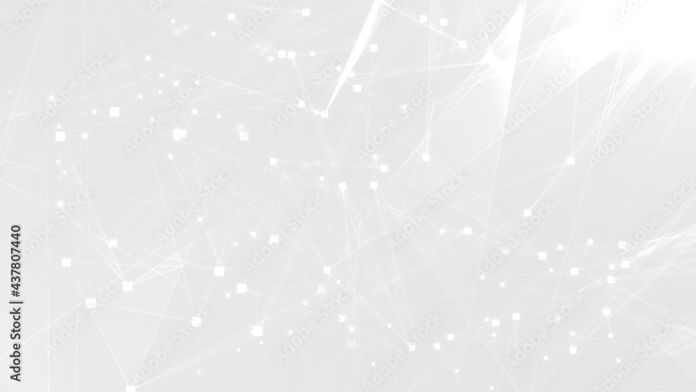Abstract white gray polygon tech network with connect technology background. Abstract dots and lines texture background. 3d rendering. Abstract white gray polygon tech network with connect technology background. Abstract dots and lines texture background. 3d rendering.