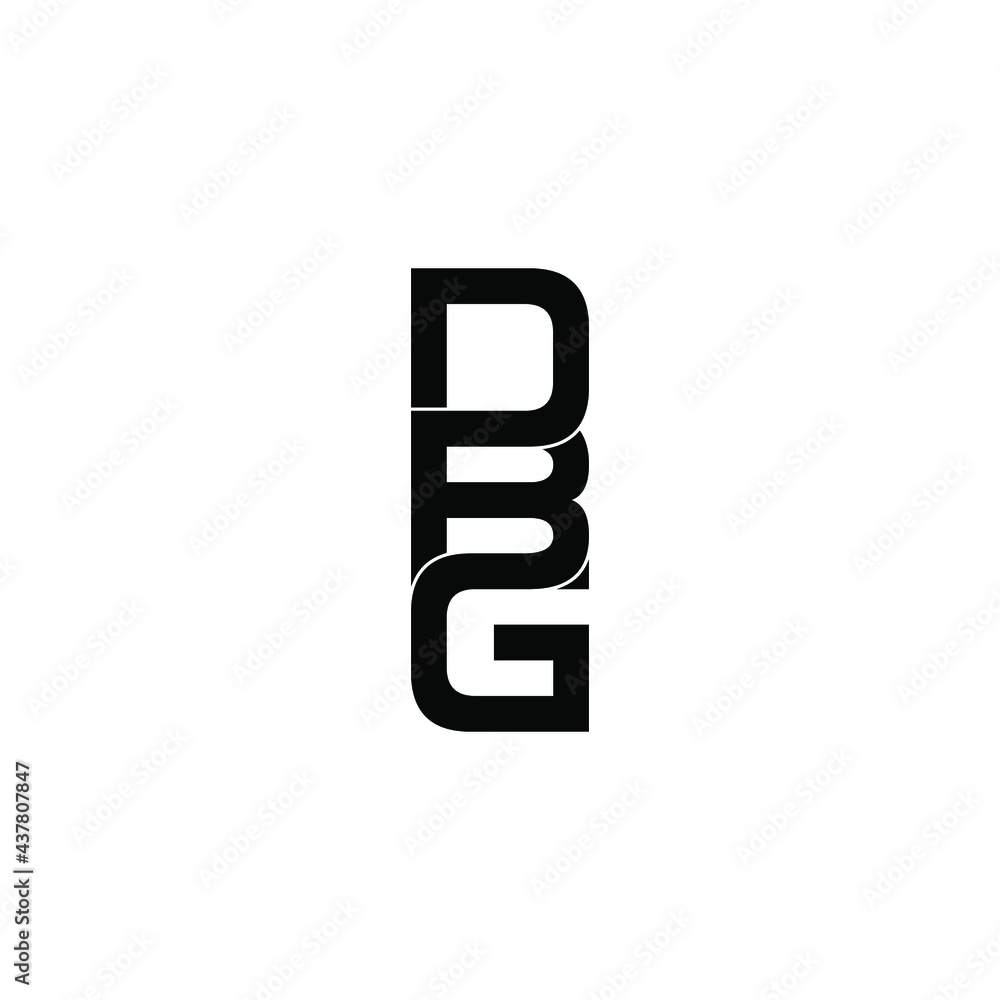dbg letter original monogram logo design dbg letter original monogram logo design