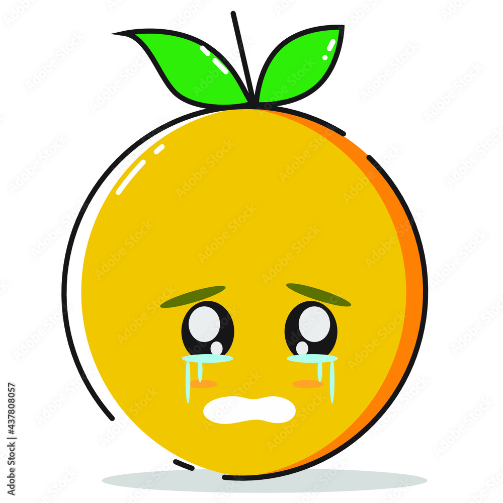 Mr. Orange was sad and finally cried with tears. Mr. Orange was sad and finally cried with tears.