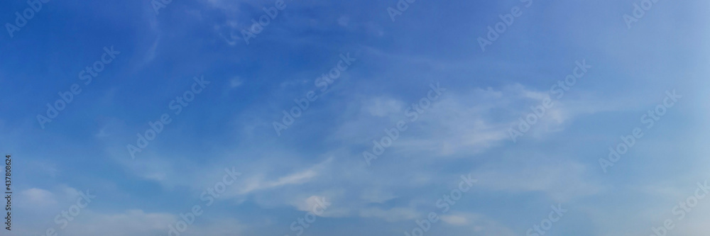 Panorama sky with cloud on a sunny day. Beautiful cirrus cloud.. Panorama sky with cloud on a sunny day. Beautiful cirrus cloud..