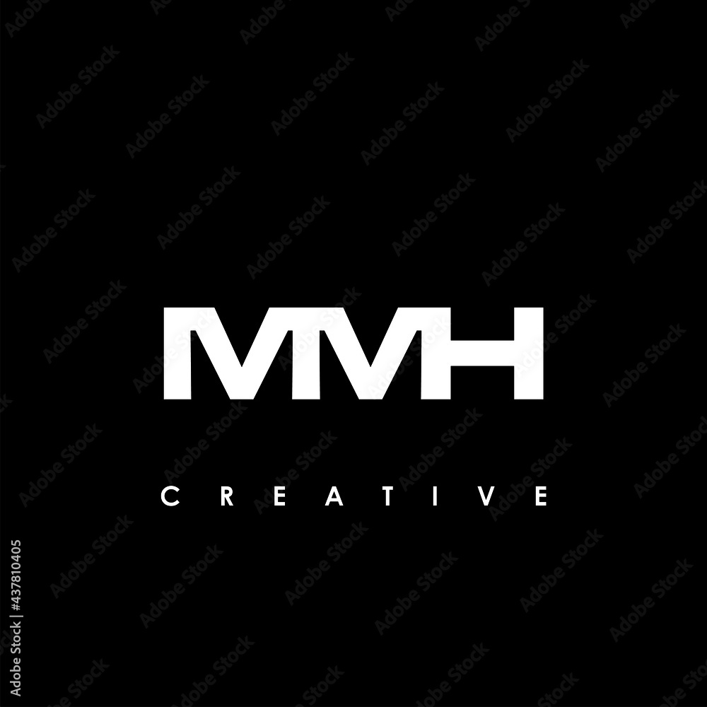 MMH Letter Initial Logo Design Template Vector Illustration MMH Letter Initial Logo Design Template Vector Illustration