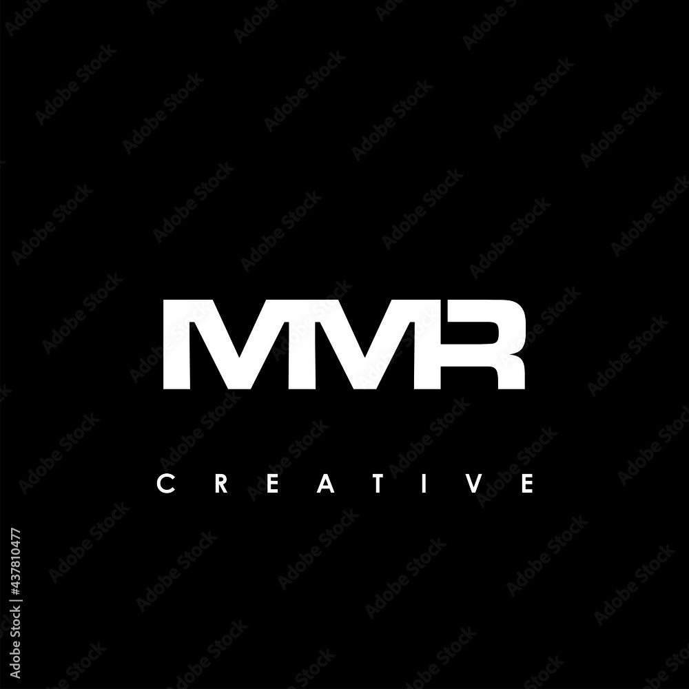 MMR Letter Initial Logo Design Template Vector Illustration