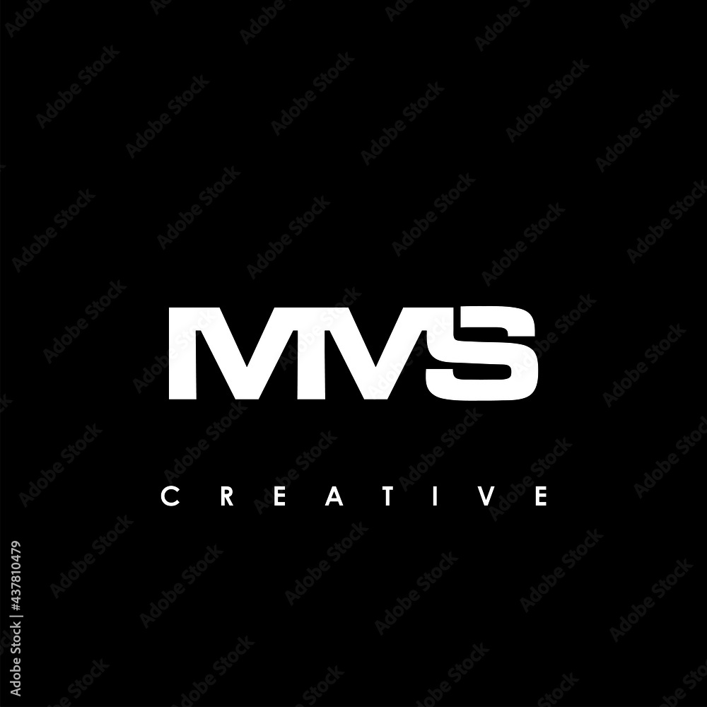 MMS Letter Initial Logo Design Template Vector Illustration
