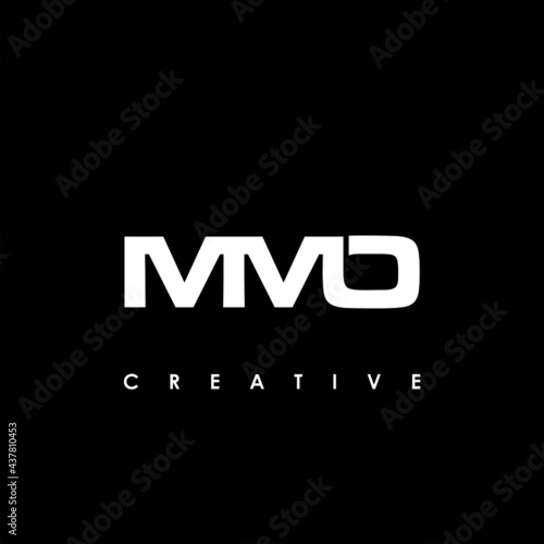 MMO Letter Initial Logo Design Template Vector Illustration