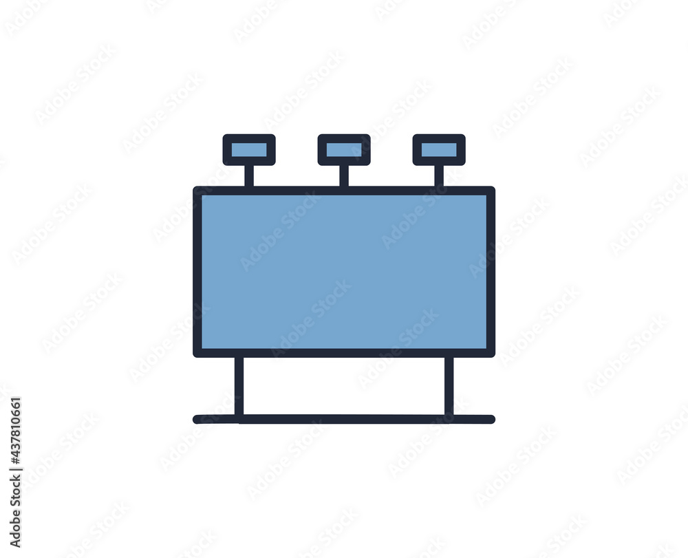 Banner flat icon. Thin line signs for design logo, visit card, etc. Single high-quality outline symbol for web design or mobile app. Marketing outline pictogram. Banner flat icon. Thin line signs for design logo, visit card, etc. Single high-quality outline symbol for web design or mobile app. Marketing outline pictogram.